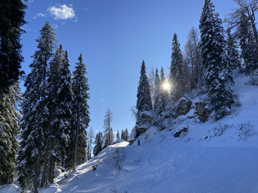 Bergpad skiën Karinthië