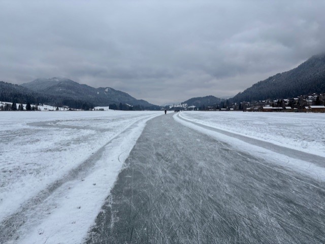 Schaatsen op de Weissensee